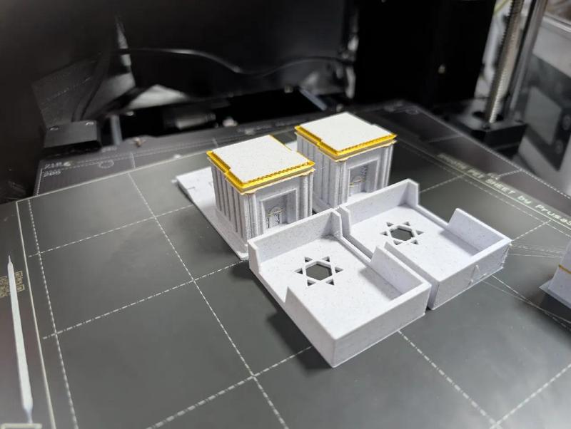 Tefillin House – New Temple Model  – בית תפילין – מודל בית המקדש החדש