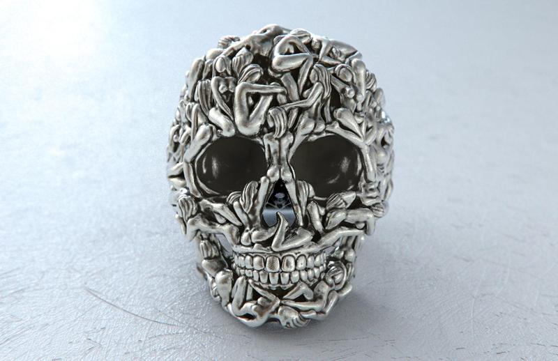 Skull Ring Women Bodies