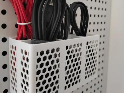 Pegboard Storage Box (Suitable for Various Pegboards)