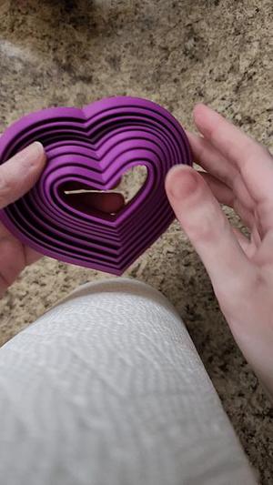 Heart shaped fidget