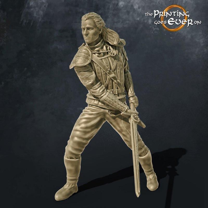 The Witcher | Henry Cavill | Netflix | Dynamic pose | 32 and 74 mm