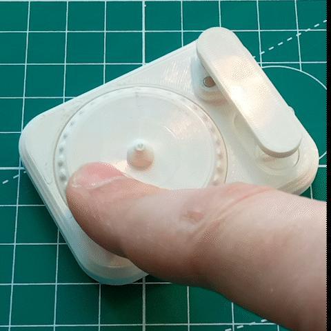 [FT27] Fidget Turntable (magnets required)