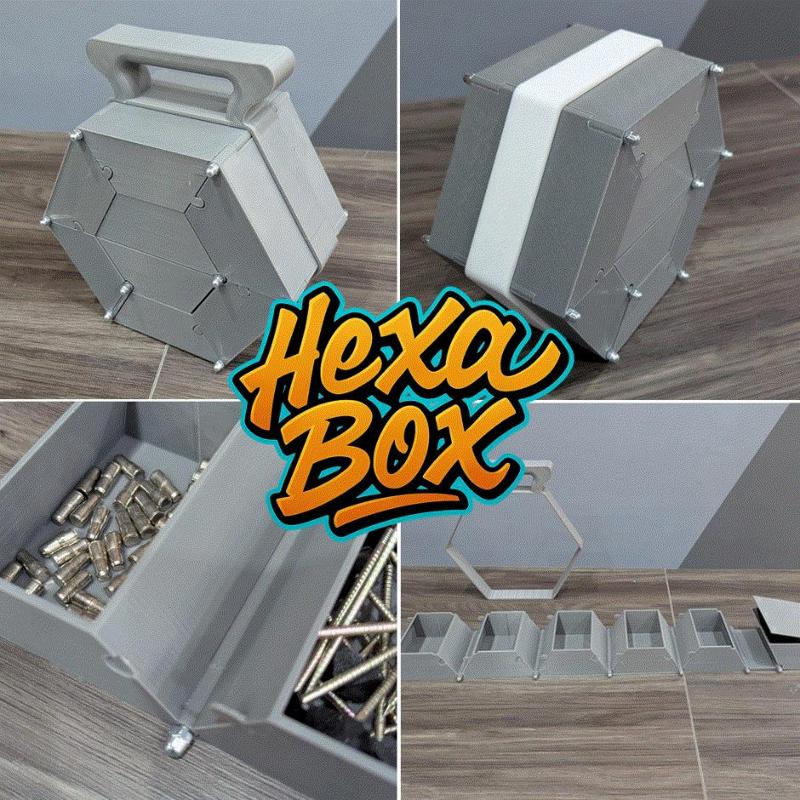 HexaBox – Foldable, modular storage box