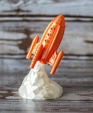 Retro Rocket Ship