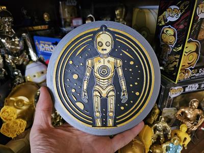Star Wars (Inspired) “Goldenrod god” HueForge C-3PO