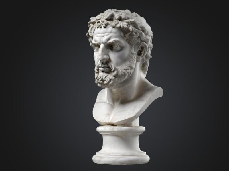 Jupiter Roman God Bust Statue