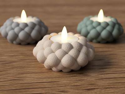 Bubble LED Tealight Holder