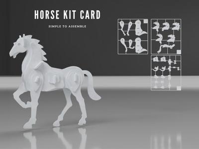 Horse kit card