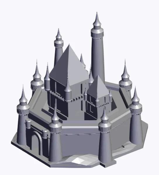 Disney Castle – Low Poly