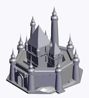 Disney Castle – Low Poly