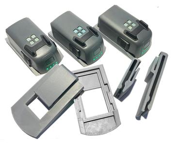 DJI Spark Battery Holder with Multiple Attachments – Belt Clip, Neck/Lanyard Loop & More
