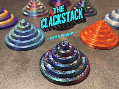 The ClackStack (an ASMR fidget)
