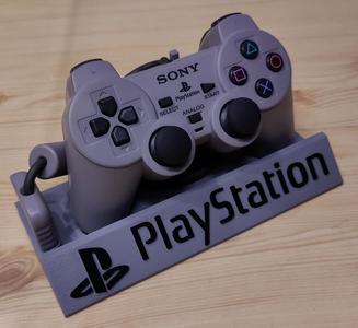 PS1 DualShock Controller Stand With Playstation Logo