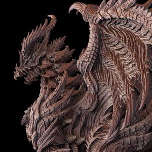 3D Game Assets 3D print model Dragon Figure