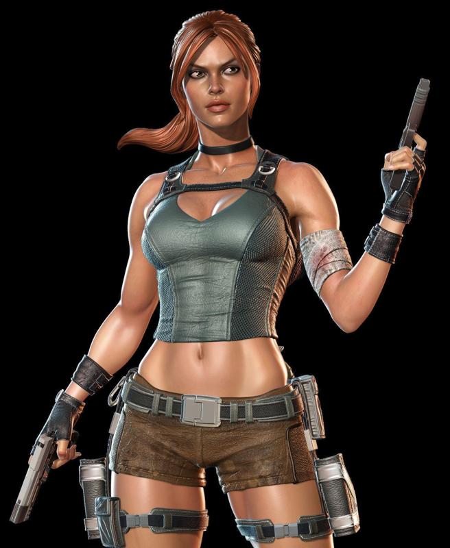 Lara Croft 3D printing model