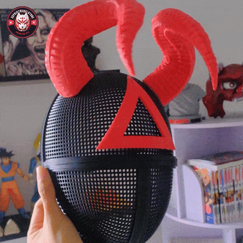 Squid Game Soldier Evil Mask – Squidgame Cosplay Props