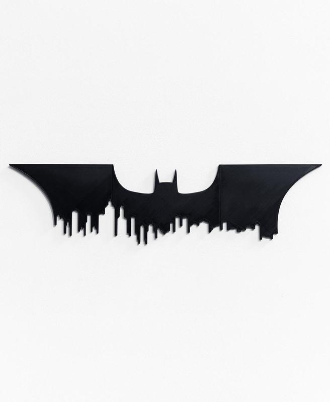 Batman and Gotham City Skyline – DC Wall Art