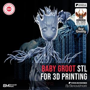 Baby Groot STL