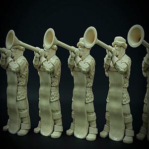 Townsfolke: Trumpeter (32mm scale)