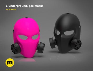 Pink Gas Mask – 6 underground