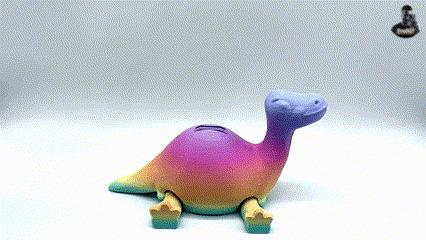 Brachiosaurus PiggyBank – Dinosaur – Money storage – Articulated – No Supports