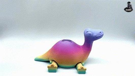 Brachiosaurus PiggyBank – Dinosaur – Money storage – Articulated – No Supports