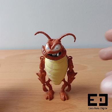 Articulated cockroach
