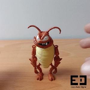 Articulated cockroach