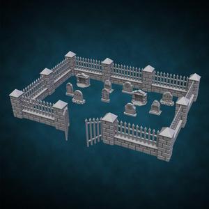 Modular Cemetery Set