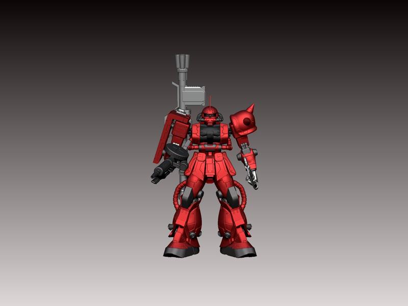 ZAKU 2 MS-06S 3D print model