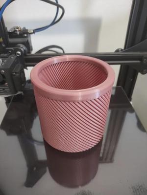 Ring for tactile spiral vase