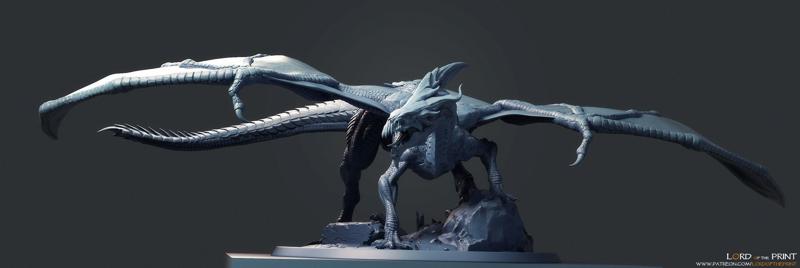 Adult White Dragon