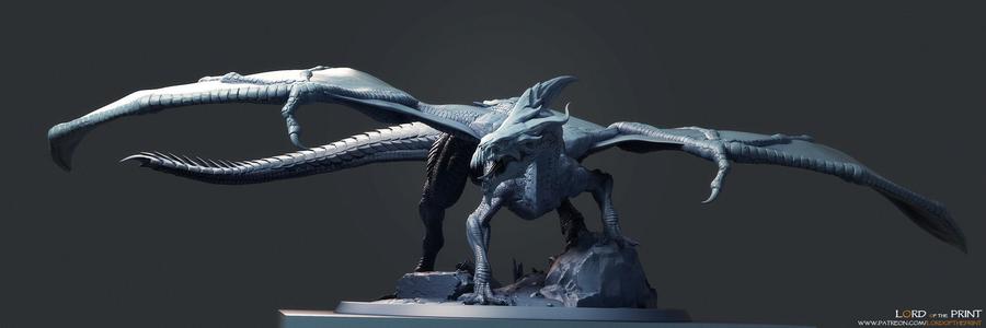 Adult White Dragon