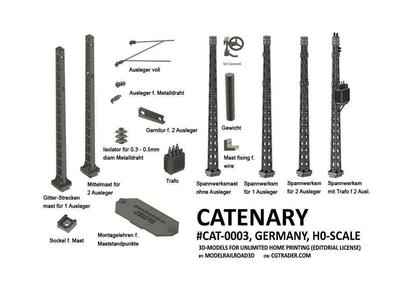 CAT-0003 Catenary Germany H0-scale