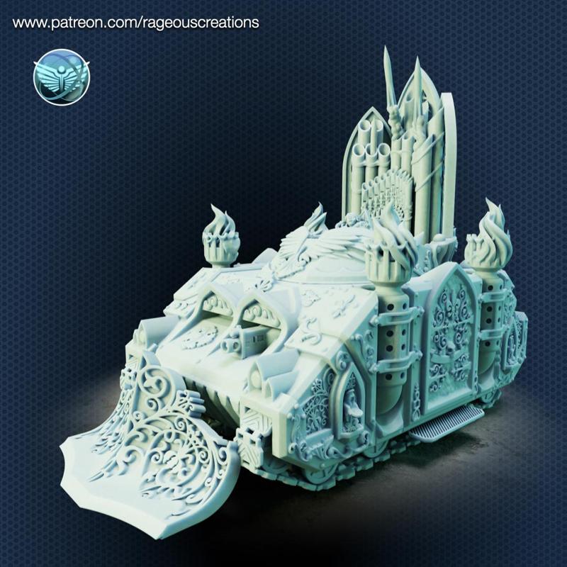Battle Nun Organ Tank (28 mm compatible)