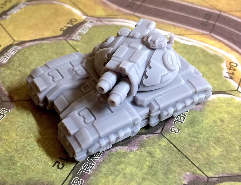 DEMOLISHER super-tank 1/285 for Battletech, Dirtside, etc.
