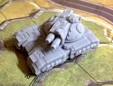 DEMOLISHER super-tank 1/285 for Battletech, Dirtside, etc.