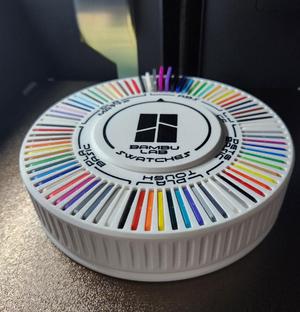 Short Filament Swatch Display