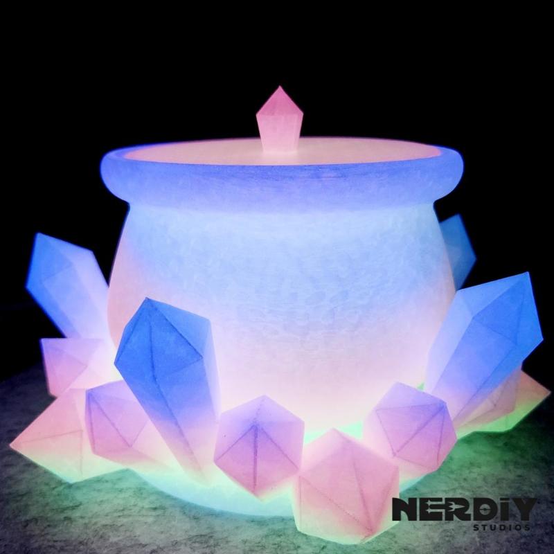 Crystal Cauldron Decor Bowl