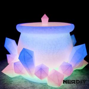Crystal Cauldron Decor Bowl
