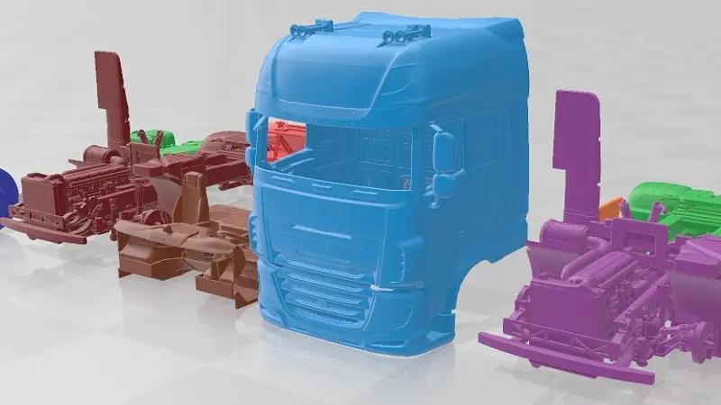 DAF XF 2013 Printable Truck