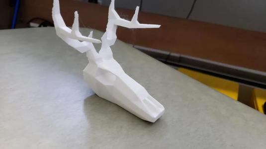 Low Poly Deer Head
