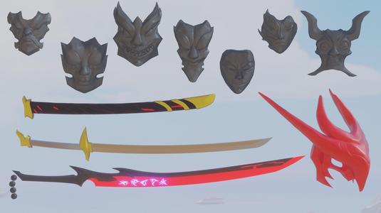YONE full set  cosplay League of Legends LOL 3D print model