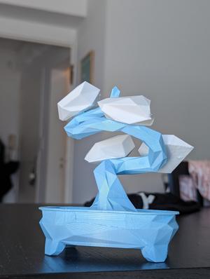 Bonsai Polygon Art Minimalist