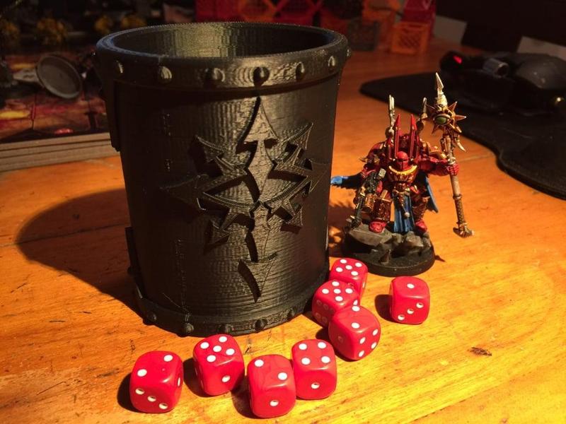 Chaos dice cup