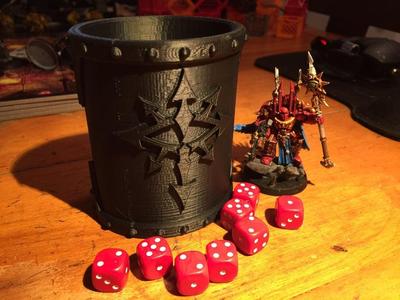 Chaos dice cup