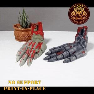 Flexi Zombie Hand PRINT-IN-PLACE NO-SUPPORT HALLOWEEN-SPECIAL