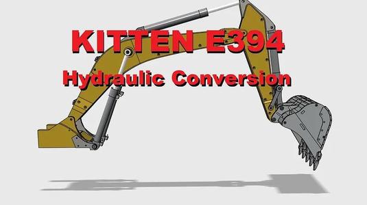 1/14 Kitten E394 – Hydraulic Conversion