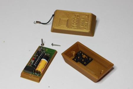 Replacement housing for Came TOP-432s Gate remote