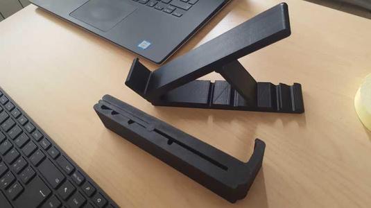 foldable notebook stand one piece print